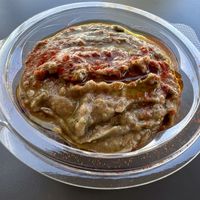 Baba ganoush  at FalafeLand in Santorini