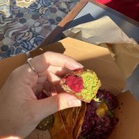   at FalafeLand in Santorini