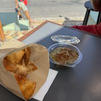   at FalafeLand in Santorini