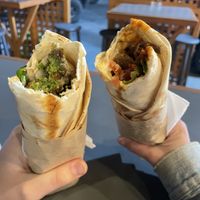   at FalafeLand in Santorini