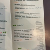   at FalafeLand in Santorini