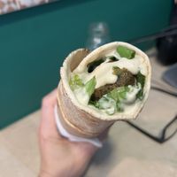 Original falafel  at FalafeLand in Santorini