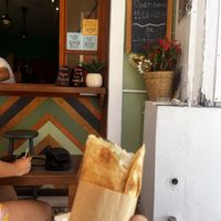   at FalafeLand in Santorini