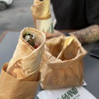   at FalafeLand in Santorini