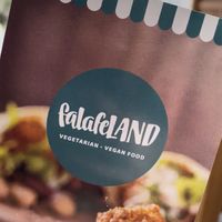   at FalafeLand in Santorini