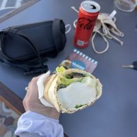   at FalafeLand in Santorini