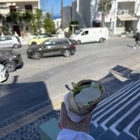   at FalafeLand in Santorini