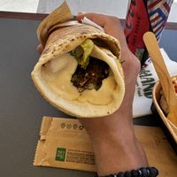 Original falafel  at FalafeLand in Santorini