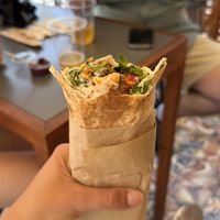   at FalafeLand in Santorini
