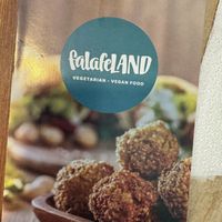   at FalafeLand in Santorini