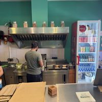   at FalafeLand in Santorini
