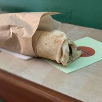 Vegan Falafel at FalafeLand in Santorini