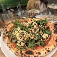 Vegan artichoke pizza   at The Porter Pizza Company in Sheffield
