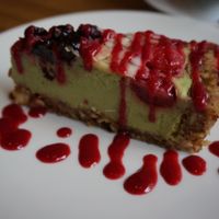 Avocado Cake (vegan) at The Beginnings - Kr.Barona Iela in Riga