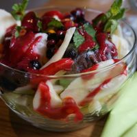 Ice-cream (vegan) at The Beginnings - Kr.Barona Iela in Riga