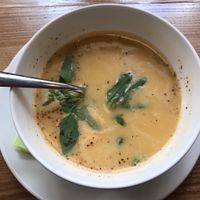 Vegetable soup -- included in the brunch. at The Beginnings - Kr.Barona Iela in Riga