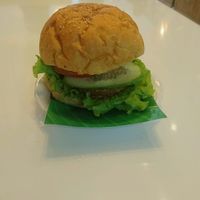 vegan burger at Healthy Farm - Tran Hung Dao District 1 in Ho Chi Minh City