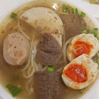 Beef noodle soup with egg at Healthy Farm - Tran Hung Dao District 1 in Ho Chi Minh City