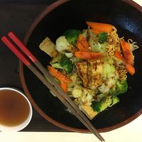 Prepared noodles at Healthy Farm - Tran Hung Dao District 1 in Ho Chi Minh City