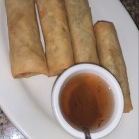 Spring rolls  at The Thai Place in Sturbridge