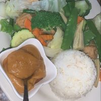 Vegetable Rama  at The Thai Place in Sturbridge