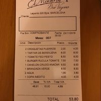   at El Maderal in Barcelona