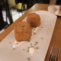 Croquettes at El Maderal in Barcelona