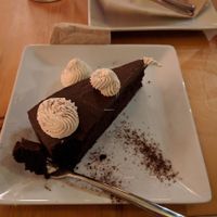 Delicious chocolate tart/cake at El Maderal in Barcelona
