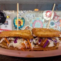 Blue Buffalo at Smaaken Waffle Sandwiches - Food Truck in Portland