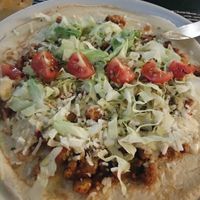 Burrito vegano at Restaurante El Jardin in San Jose