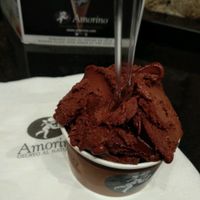 Chocolate Gelato at Amorino - Portaferrissa in Barcelona