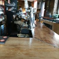 bar at Distill in Glasgow