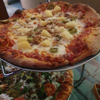 Vegan pizza at Mellow Mushroom in Sanford