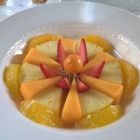 Fresh fruit  at Peru Rail in Cusco