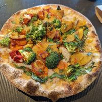 Major Grigio made vegan (veggies and mango chutney!) at La FiAmma in Bellingham