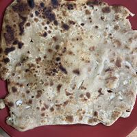 Garlic paratha  at New Satkar Vegetarian Restaurant in Kathmandu