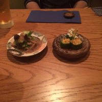 Mushroom Tapas and Spicy Tofu Tapas at Ukishima Garden in Kyoto