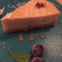 Vegan lemon cheese cale at Ukishima Garden in Kyoto