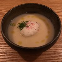Megumi course 5 - soup at Ukishima Garden in Kyoto