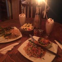 Tofu stir fry (GF) at Voltaire in Bangor