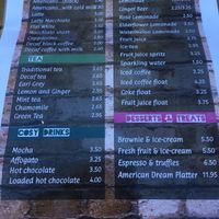 Drinks menu continued at Voltaire in Bangor