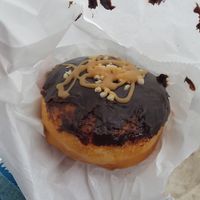 Boring fake taste doughnut at Voltaire in Bangor