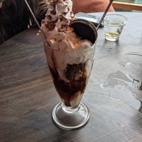 Brownie Sundae at Voltaire in Bangor