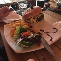 Food really well presented at Voltaire in Bangor