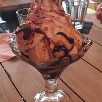 Choc Fudge Sundae at Voltaire in Bangor