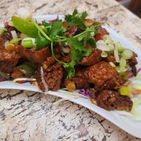 Carribean Tofu at Voltaire in Bangor