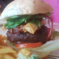 Hoisin Burger at Voltaire in Bangor