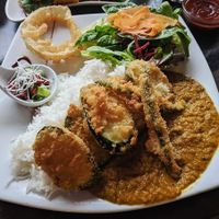 Katsu curry at Voltaire in Bangor