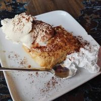 Lemon drizzle cake at Voltaire in Bangor