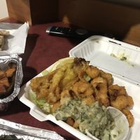 Vegan Calamari & Banana Blossom at Voltaire in Bangor